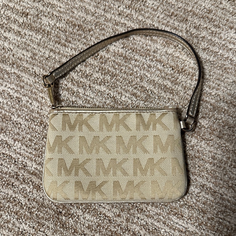 Michael Kors Gold Wristlet